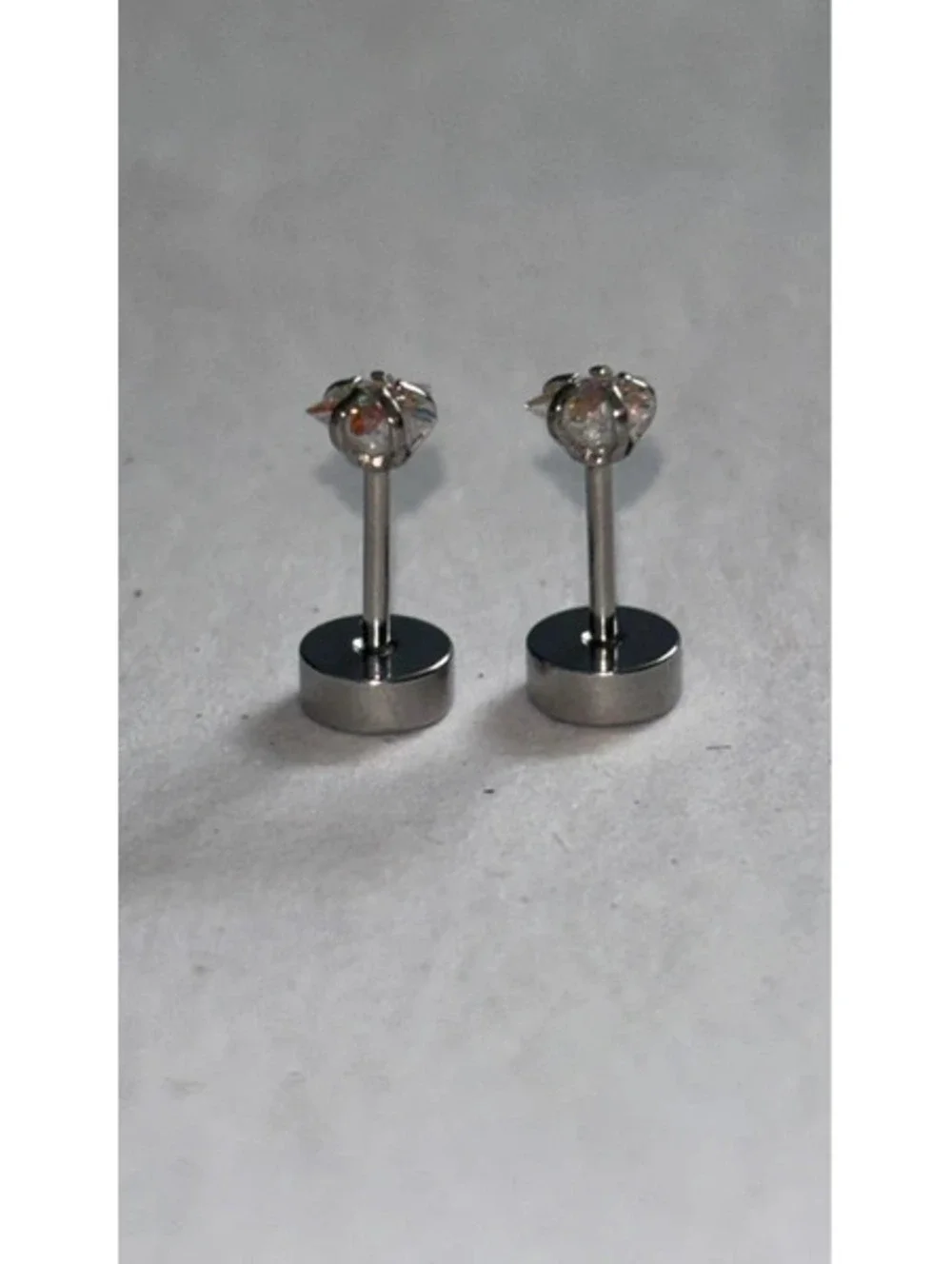 Iridescent Star Crystal Stud Earrings